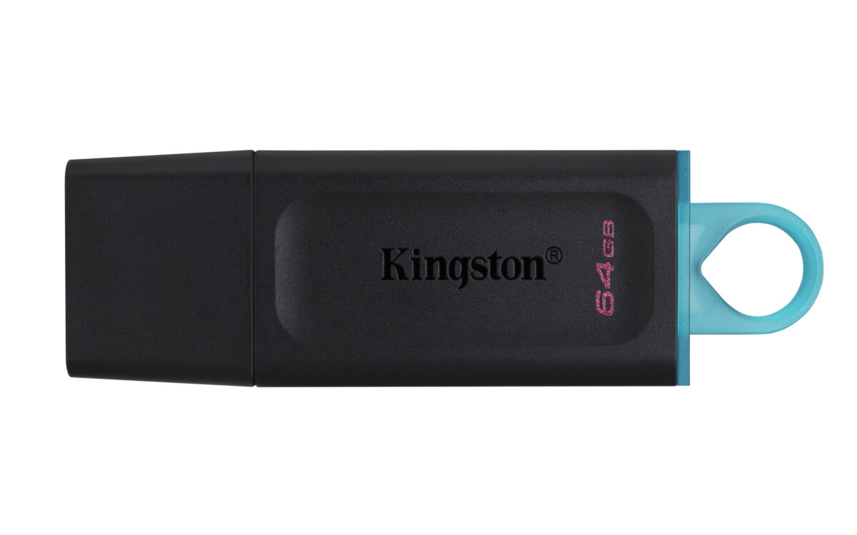 KINGSTON DATATRAVELER EXODIA FLASH DRIVE 64GB USB-A 3.2 BLACK DTX/64GB