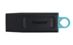 KINGSTON DATATRAVELER EXODIA FLASH DRIVE 64GB USB-A 3.2 BLACK DTX/64GB