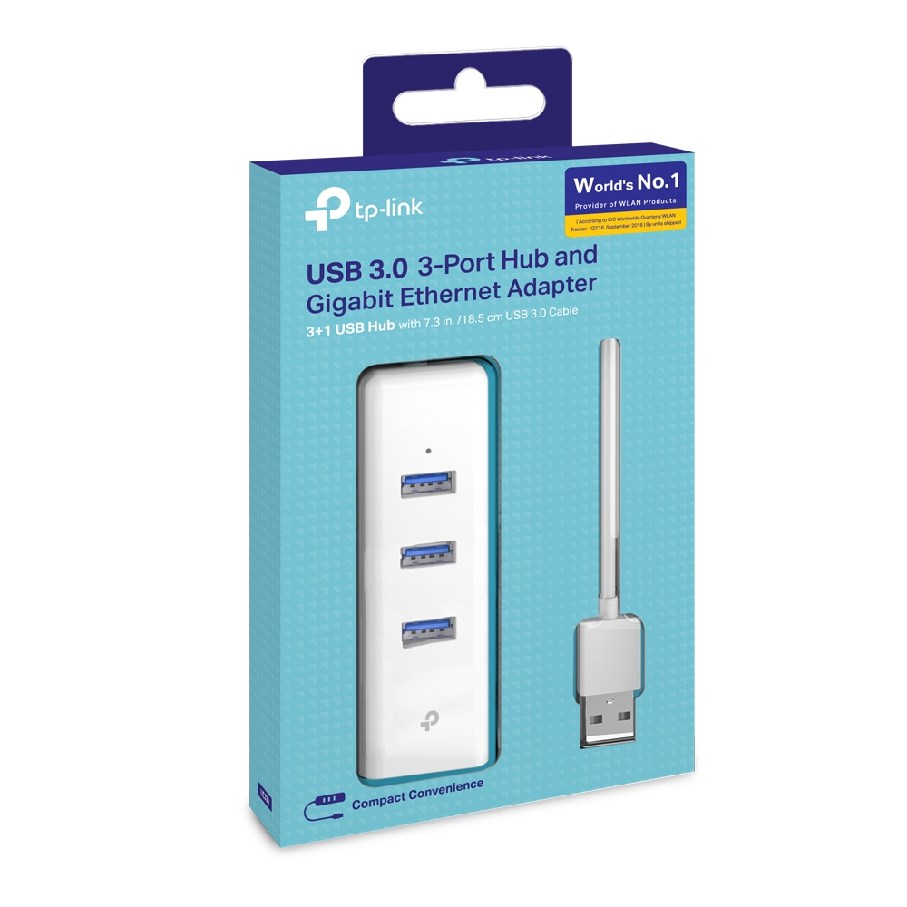 TP-LINK LAPTOP PORT REPLICATOR WIRED USB 3.0 GEN 1 THYPE A  WHITE UE330