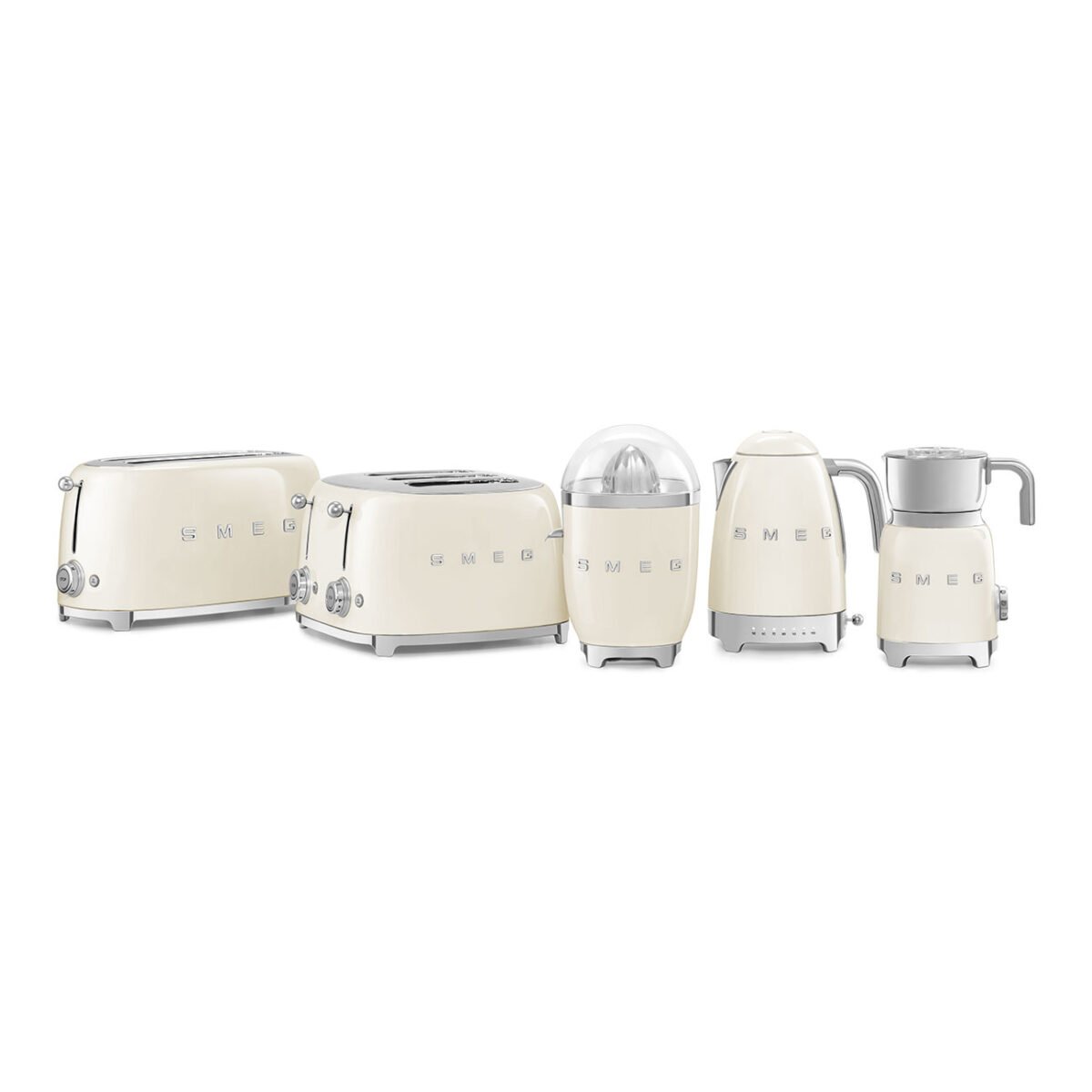 SMEG TOASTER 2X4 50´STYLE CREAM TSF02CREU