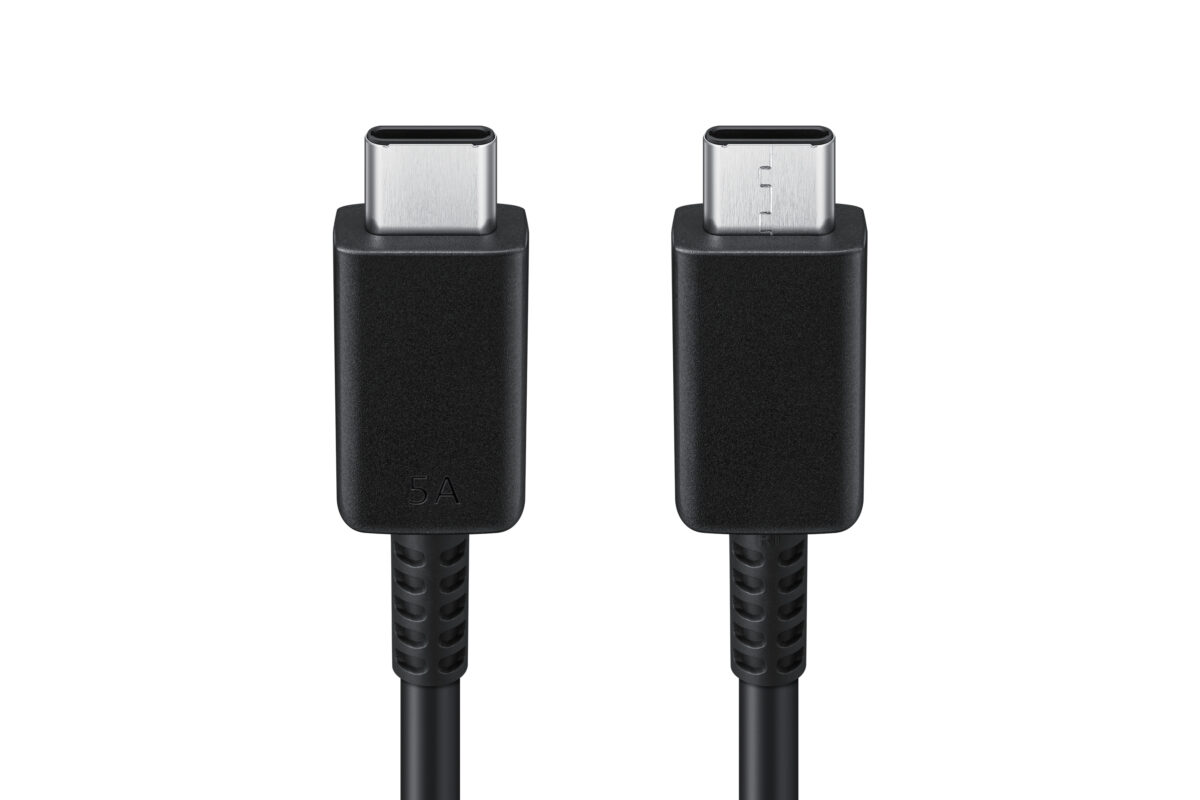 SAMSUNG USB CABLE 1M TYPE-C TO USB TYPE-C 5A EP-DN975BB BLACK