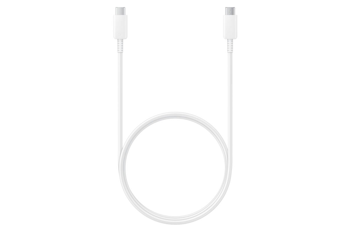 SAMSUNG USB CABLE 1M TYPE-C TO USB TYPE-C 5A EP-DN975BWE WHITE