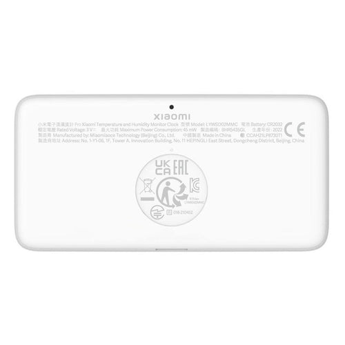 XIAOMI TEMPERATURE AND HUMIDITY MONITOR CLOCK WHITE BHR5435GL