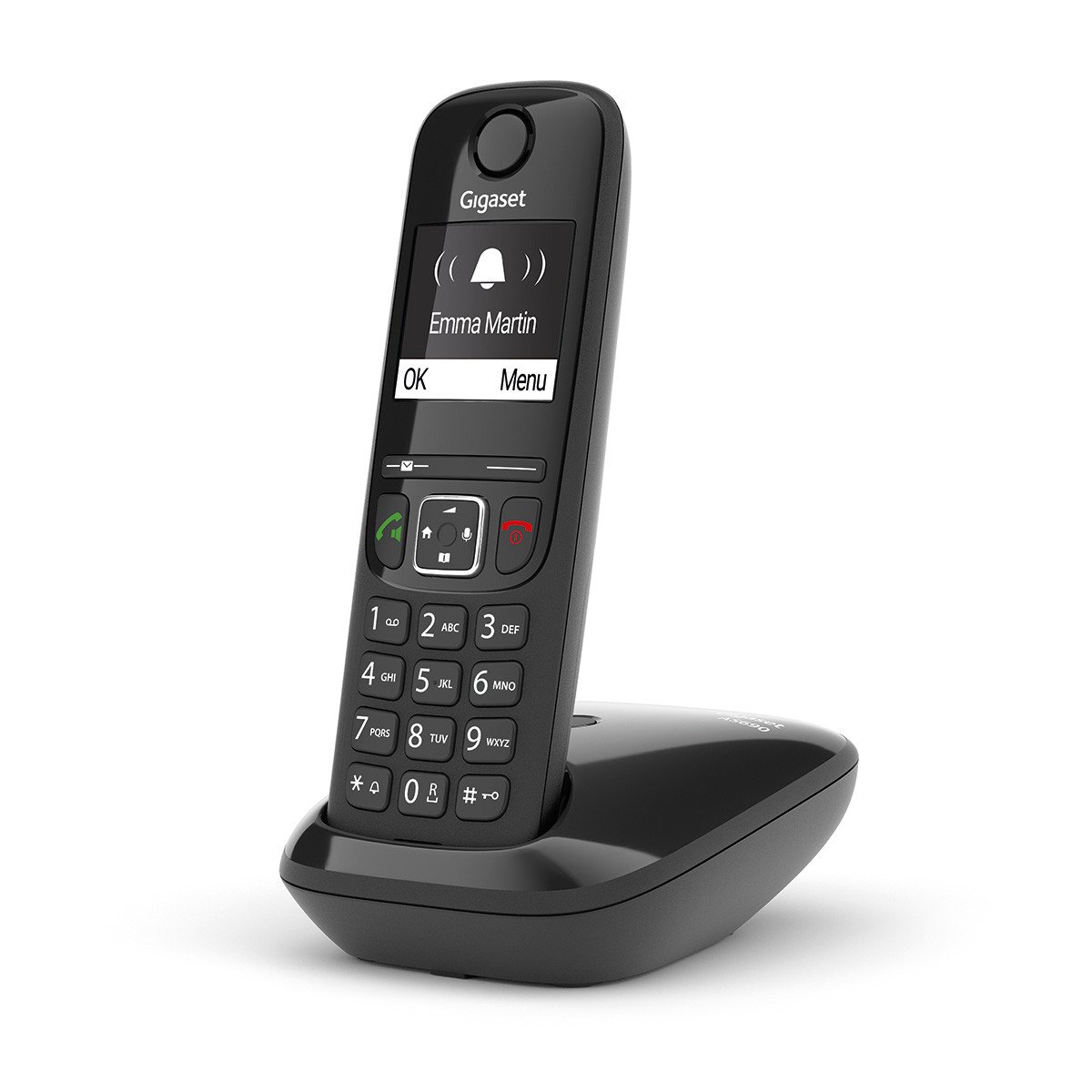 GIGASET  WIRELESS PHONE AS690 BLACK (S30852-H2816-D201)
