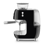 SMEG ESPRESSO MACHINE 50'STYLE WITH INTEGRATED GRINDER BLACK EGF03BLEU