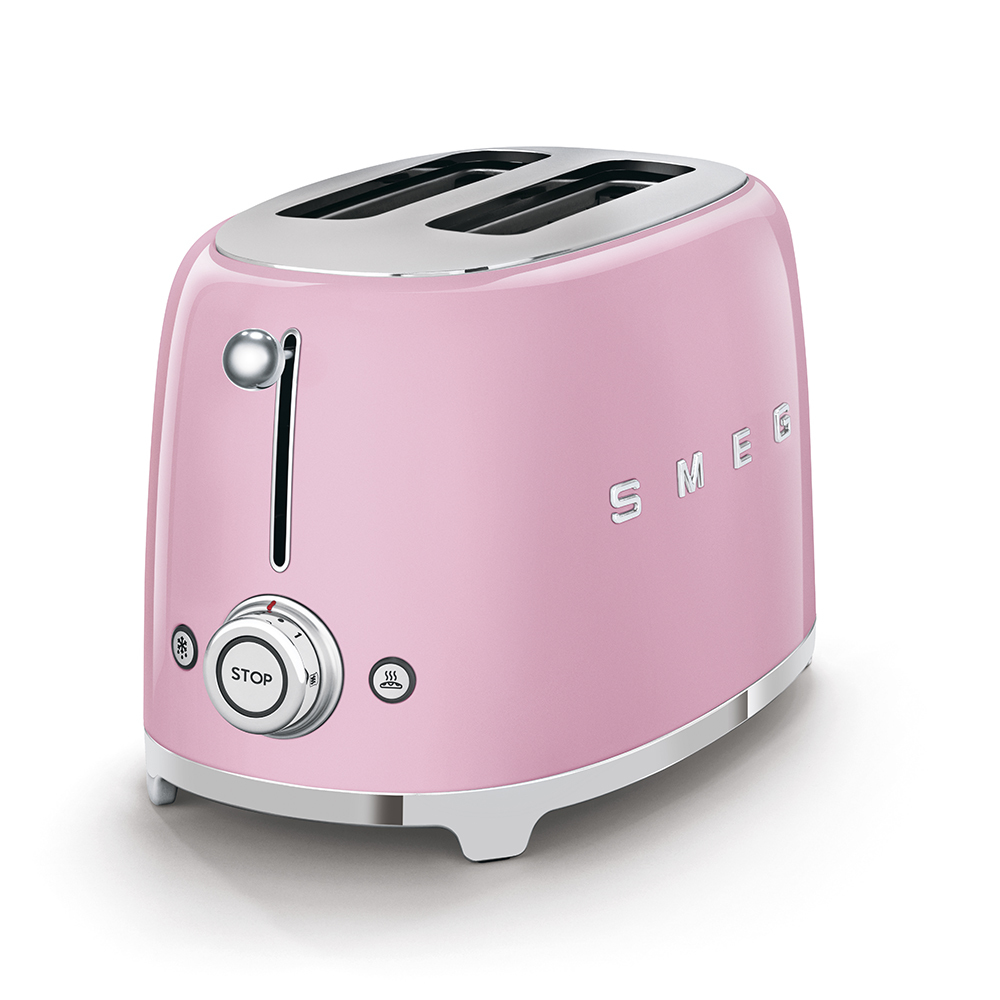 SMEG TOASTER 2x2 50´STYLE PINK TSF01PKEU