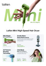 LAIFEN HAIR DRYER MINI GREEN 1HD31-S-EU-GR-001