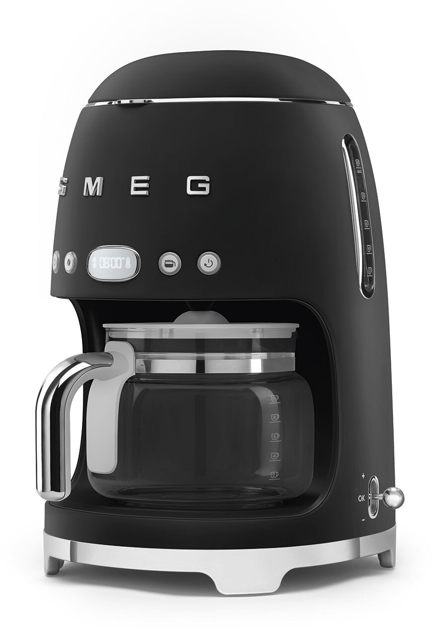 SMEG DRIP COFFEE MAKER 50´STYLE BLACK MATTE DCF02BLMEU