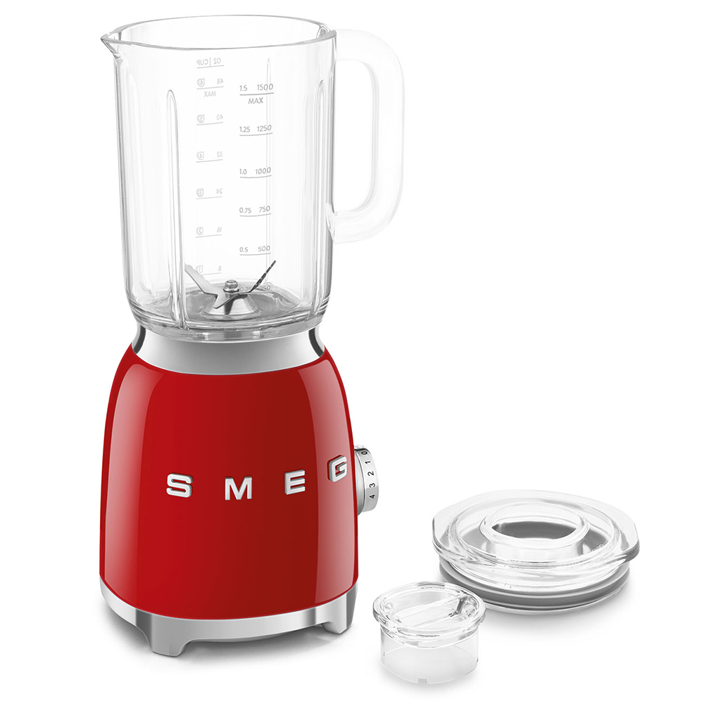 SMEG GLASS BLENDER RED BLF03RDEU