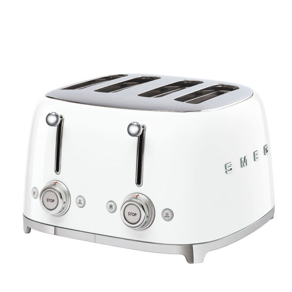 SMEG TOASTER 4X4 50´STYLE WHITE TSF03WHEU