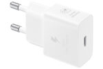 SAMSUNG QUICK CHARGER USB C 25W WITH DATA CABLE WHITE T2510XWE