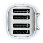 SMEG TOASTER 4X4 50´STYLE PASTEL BLUE TSF03PBEU