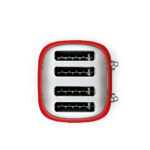 SMEG TOASTER 4x4 50´STYLE RED TSF03RDEU