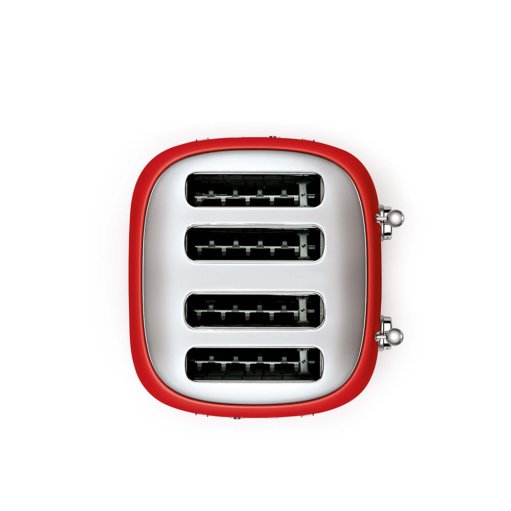 SMEG TOASTER 4x4 50´STYLE RED TSF03RDEU