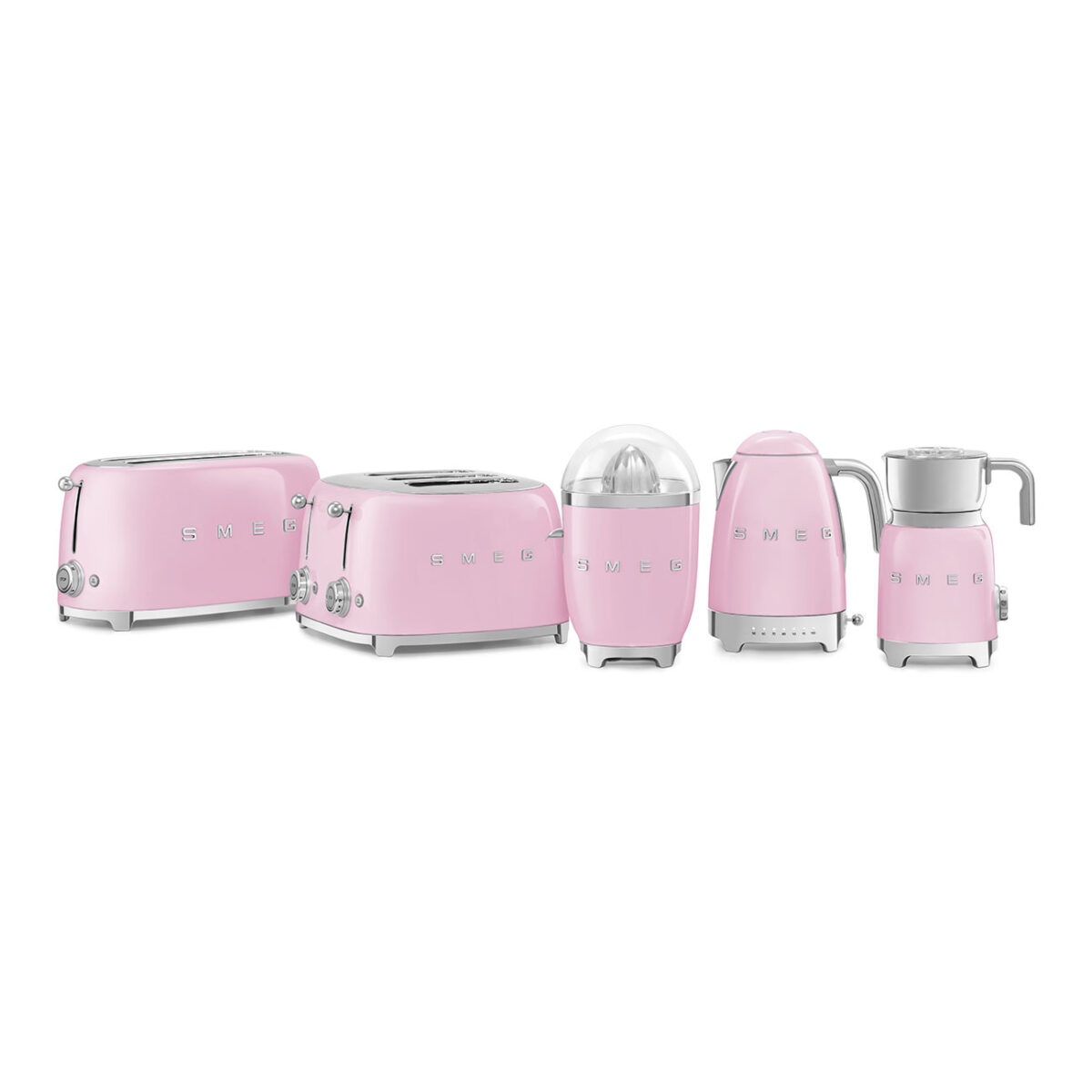 SMEG TOASTER 2X4 50´STYLE PINK TSF02PKEU
