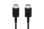 SAMSUNG CHARGING CABLE TYPE-C TO TYPE-C 1M/EP-DA705BBE BLACK
