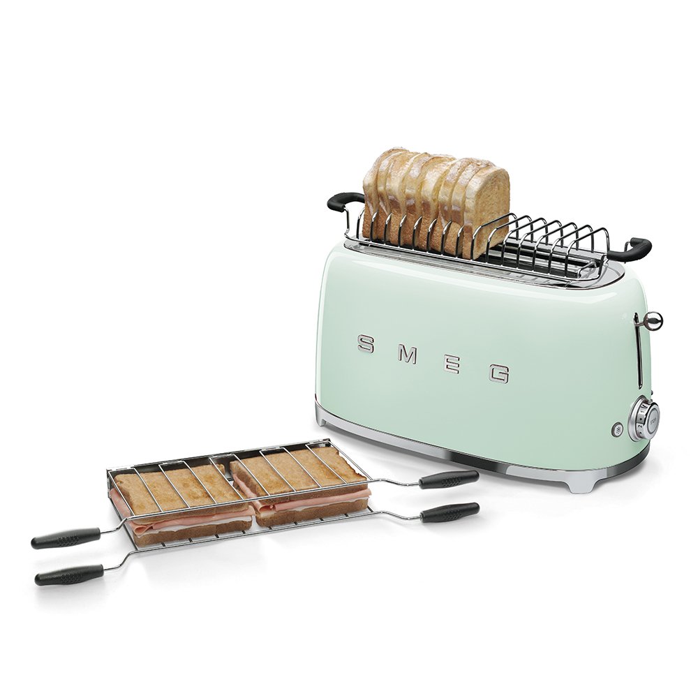 SMEG TOASTER 2X4 50´STYLE PASTEL GREEN TSF02PGEU