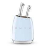 SMEG KNIFE BLOCK 50's STYLE PASTEL BLUE KBSF02PB