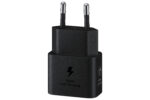 SAMSUNG QUICK CHARGER USB C 25W WITH DATA CABLE BLACK T2510XBE