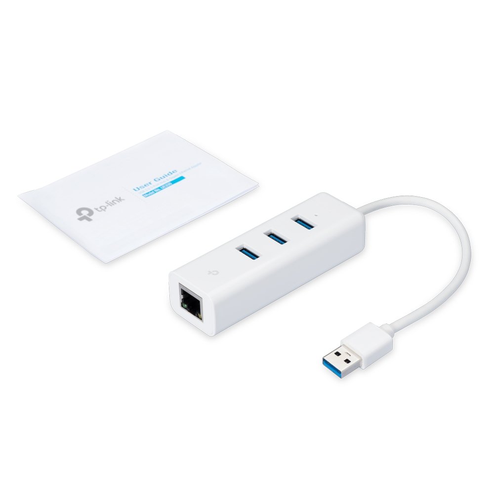 TP-LINK LAPTOP PORT REPLICATOR WIRED USB 3.0 GEN 1 THYPE A WHITE UE330