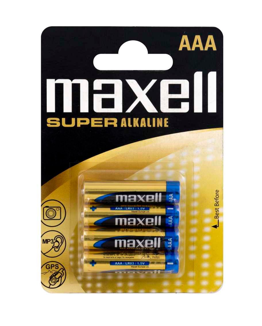 MAXELL ALKALINE SUPER LR-3 AAA 4DB