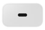 SAMSUNG QUICK CHARGER USB C 25W WITH DATA CABLE WHITE T2510XWE